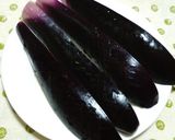 レンジで簡単♪艶々甘味噌茄子作り方1写真