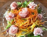 誕生日 母の日　ちらし寿司ケーキ作り方5写真