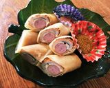 誕生日 母の日　ちらし寿司ケーキ作り方7写真