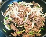 牛肉とニラのコッテリ醤油炒め作り方3写真