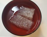 健康思考味噌汁006　ニラ&舞茸作り方2写真