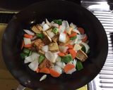 厚揚げの黒酢あん作り方4写真