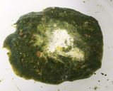 ほうれん草ペーストのクリームパスタ☆作り方3写真