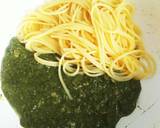 ほうれん草ペーストのクリームパスタ☆作り方4写真