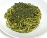 ほうれん草ペーストのクリームパスタ☆作り方5写真