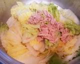 白菜とシーチキンのたいたん作り方2写真