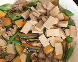 南瓜と高野豆腐のチャンプルー作り方6写真