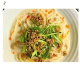 簡単♪ピリ辛冷やし豆乳坦々うどん作り方6写真