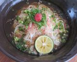 梅と薬味のぶっかけ素麺作り方6写真