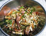 混ぜて包んで～♪鶏のホイル包み焼き作り方3写真