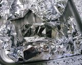 混ぜて包んで～♪鶏のホイル包み焼き作り方6写真