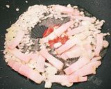 釜揚げ桜えびぽん酢和風パスタ作り方4写真