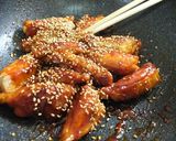 ヤンニョムチキン風の簡単おかず作り方5写真