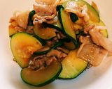 夏野菜 ❤ ズッキーニと豚肉炒め作り方3写真