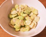 ■そら豆と塩こんぶの簡単混ぜごはん作り方2写真