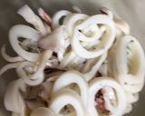 キュウリとイカの胡麻たっぷり酢の物作り方2写真