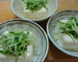 冷やっこのきゅうりとなめ茸のせ作り方7写真