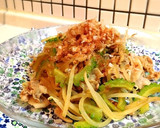 簡単メイン☆豚こまとゴーヤもやし和風炒め作り方6写真