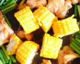 屋台風タレ☆焼きとうもろこし&焼きとり作り方7写真