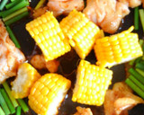 屋台風タレ☆焼きとうもろこし&焼きとり作り方7写真
