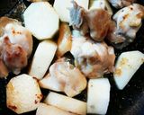 鶏肉と長いものﾅﾝﾌﾟﾗｰ炒め♪作り方3写真