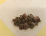 鶏肉とナスの炒め物春巻き巻き作り方5写真