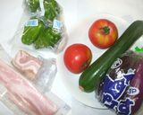 夏野菜ベーコンの煮込み♪簡単パスタソース作り方1写真