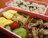 七味唐辛子入りいつもの卵焼き／だし巻き卵作り方2写真