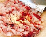 変わり種餃子☆鰤叩きのピリ辛焼き餃子作り方2写真