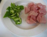 鶏肉とピーマンの甘辛マスタード炒め♫作り方2写真