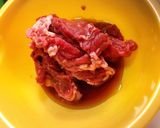薄切り肉活用レシピ！牛肉ピーマン炒め☆作り方5写真