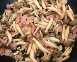 キノコとベーコンの和風ペペロンチーノ♪作り方2写真