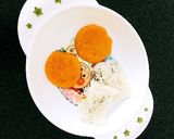離乳食中期後期〜手掴み豆腐と南瓜のおやき作り方5写真
