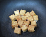 サイコロ厚揚げの美味しい焼肉のタレ炒め作り方6写真