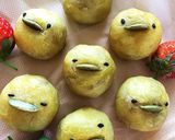 ほうれん草パウダーでカエルのスノーボール作り方11写真