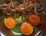 カニ缶でふわトロ★かに玉作り方1写真