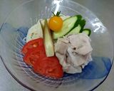 さっぱり塩だれ夏野菜そうめん作り方3写真