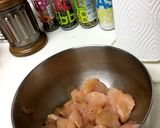 カレーマヨチキン♪作り方1写真