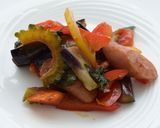 ゴーヤ夏野菜のソース炒め作り方6写真