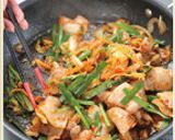 夏バテ防止！冷やし豚キムチにゅうめん作り方2写真