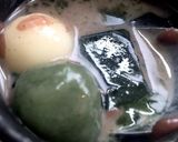 よもぎ白玉のココナッツミルクぜんざい作り方11写真