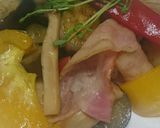 夏野菜とベーコンのソテー´ω`)作り方3写真