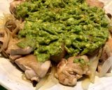 鶏肉炒めアボカドソースがけ作り方5写真