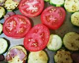 ズッキーニとトマトの出逢い(*^^*)作り方3写真
