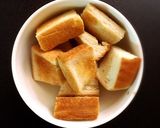 パンとベーコンエッグのお味噌汁作り方4写真