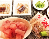１分★おつまみにも【マグロのおかか納豆】作り方1写真