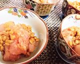 １分★おつまみにも【マグロのおかか納豆】作り方5写真