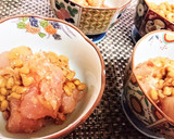１分★おつまみにも【マグロのおかか納豆】作り方5写真