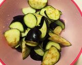 夏っ！ナスとトマトのひき肉オイポン炒め作り方1写真