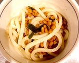 茹でて混ぜるだけ！ぴり辛納豆うどん作り方3写真